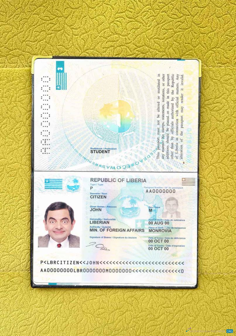 Download Liberia pass photo look Photoshop template